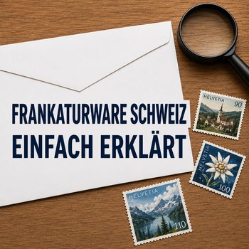 Frankaturware Schweiz: gültige Briefmarken unter Postpreis einfach erklärt - Frankaturware Schweiz einfach erklärt | Porto sparen