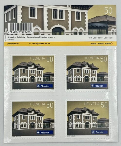 10 Briefmarken à CHF 0.50 selbstklebend